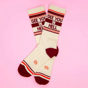 SEE YOU IN HELL CREW SOCKS